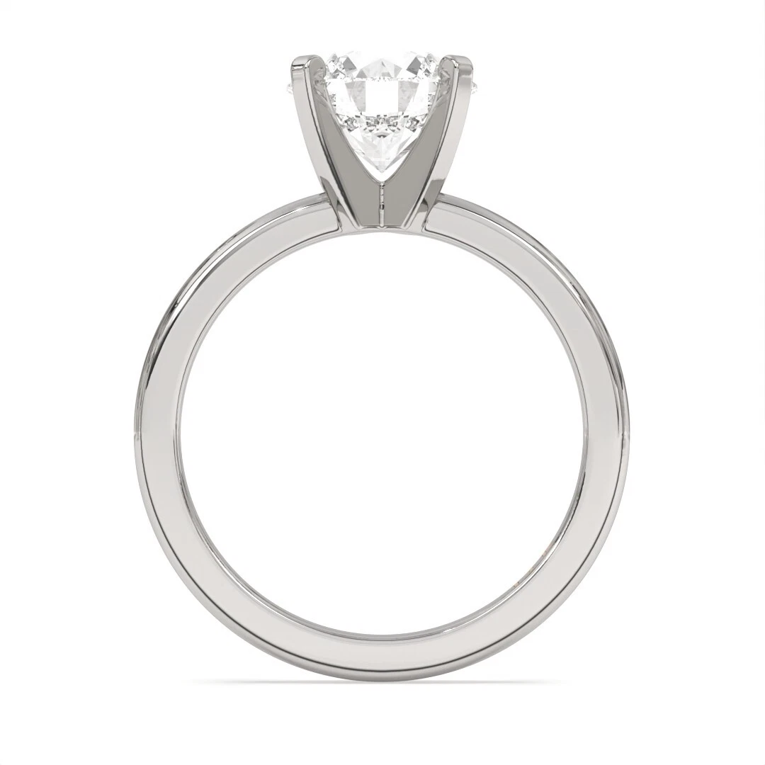 1.50ct vs g round cut solitaire igi certified diamond engagement ring lab grown image-2