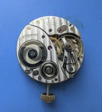 VINTAGE 16 SIZE 21 JEWEL  ELGIN BW RAYMOND GRADE 571 POCKET WATCH PARTS
