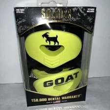 Soldier Sports Elite Air Mouth Guard/Lip Protector THE GOAT Neon Yellow New 