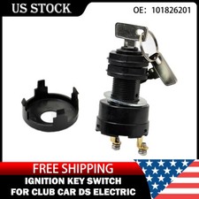 For Golf Cart Club Car DS Electric 36V/48V 1996-Up Ignition Key Switch 101826201