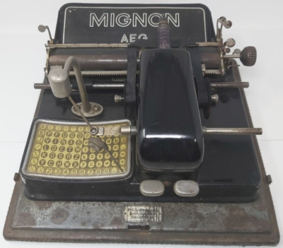 Antique German Mignon Typewriter Made by A.E.G.