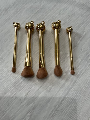 NUEVO MOSCHINO x Sephora Bear Juego de Cepillos Dorado 5 Piezas Edición Limitada - Imagen 4 de 4