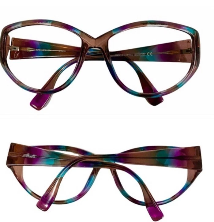 Gafas/marcos angulares Silhouette años 80, Mod SPX 3137, hechos en Austria Foto 3 de 4