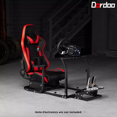 Dardoo G27 Racing Simulator Cockpit with Seat Adjustable Fits for Logitech G920