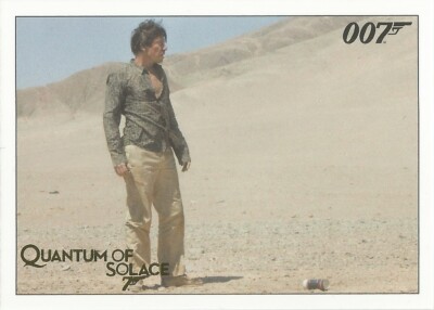 James Bond Archives 2015 - #085 Quantum of Solace Gold Parallel Card #090/125