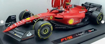 BURAGO, FERRARI F1 F1-75 Team Scuderia #55 C.SAINZ, 1/18, BUR16811SA