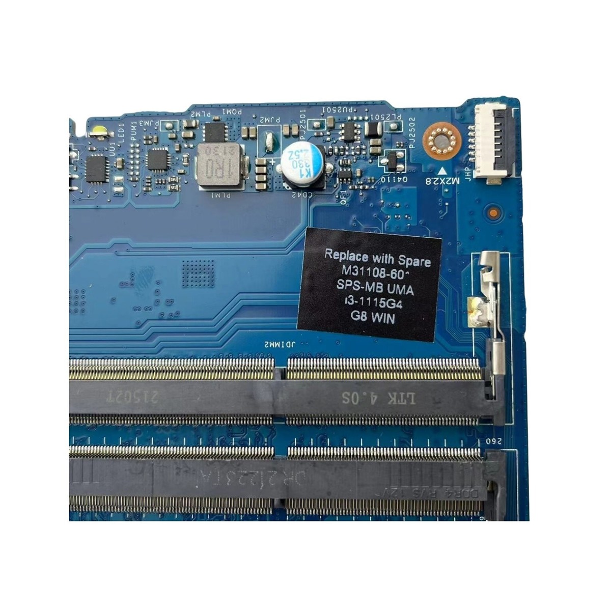 GPT52 LA-K201P For HP 15-DU 15s-DU Laptop Motherboard Core i3