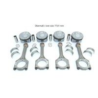 ÜBermaßKolben + Pleuelstangen Set Lager FüR VW 1.4 TSI 03C107065BF 03C198401A