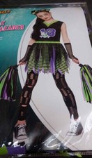 Halloween Cheerleader Zombie Costume Dress Youth Girl's Size M 8-10 Spirit