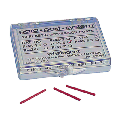 Coltene Whaledent ParaPost Plus Stainless Steel Post - Size .036 Brown, 10 Pack (P244-3)