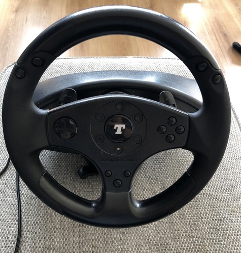 Thrustmaster T100 force feedback gaming racing wheel and pedals