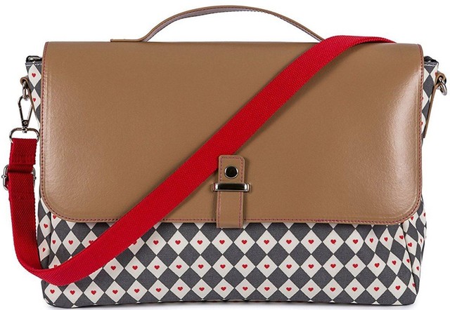 pink lining changing bag