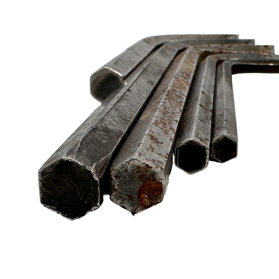 Lot of 5 L-Shape Ball Hex Keys 1/2" 5/8" 9/16" 5/16"Tip Size Made in USA - Image 4 of 4