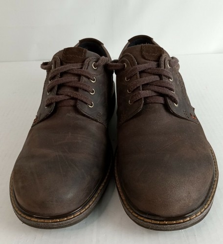 ECCO Men's Brown Leather Turn GTX Plain 