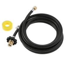 12FT Propane Torch Weed Burner Hose Weed Torch Extension Hose Connector Adapter