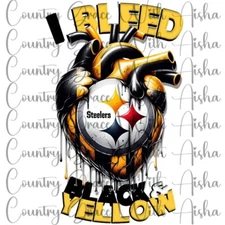 Sublimation Transfer Steelers Football Ready To Press Heat Transfer