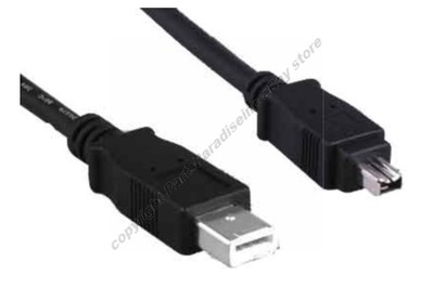 10ft long 4~6pin IEEE1394a Firewire/iLink/DV 400mbs Cable/Cord/Wire PC/Mac/Apple
