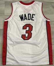Dwyane Wade Autographed  XL Jersey w/ COA-Holo Miami Heat HOFer Hollywood COA