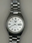 Vintage Seiko 5 Mechanical Silver Dial Day Date 7S26-0480 Japan SS