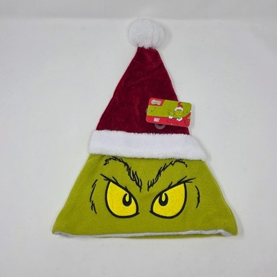 Dr Seuss How The Grinch Stole Christmas Santa Claus Hat Cap Holiday Gift RUZ