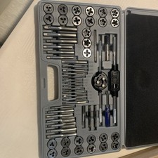 60PC Tap and Die Set Metric Imperial Sae Standard Bearing Steel Threading Tool