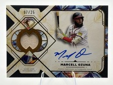 2025 Topps Diamond Icons - Autographed Relics Marcell Ozuna #SPAR-MO /25 