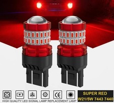 7443 7440 Red Led Brake Tail Stop Parking Light Bulb For Honda Cr-v 2000-2016 7443 7440 Red Led Brake Tail Stop Parking Light Bulb For Honda Cr-v 2000-2016