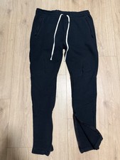 Fear Of God FOG Essentials Drawstring Ankle Zip Pants Joggers Size Medium Black