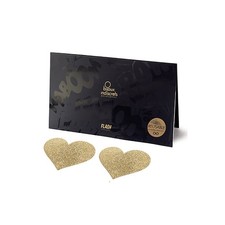 Flash Herz Gold Brustschmuck - INDISKRET SCHMUCK
