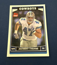 2006 Topps Football Anthony Fasano Rookie Card#381 Set Break NM. rookie card picture