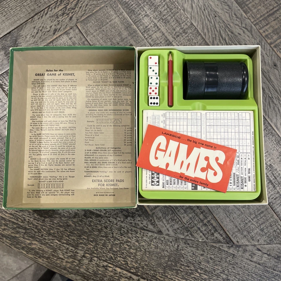 Lakeside Games 1970: KISMET - Juego de Dados de Acción Rápida - Estrategia de Poker Foto 2 de 4