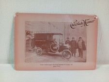 Retro Chocolate Manner Werbeschild - Schokoladenfabrik - Blechtafel Sammelbild