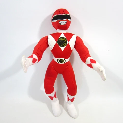 Vintage 1994 Power Rangers Red Ranger Plush Doll 12" Kid Dimension Toy Doll