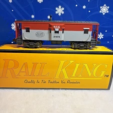 MTH - NYC Pacemaker Bay Window Caboose #30-7712  O-Gauge - Excellent Condition