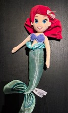 DISNEY STORE OFFICIAL ARIEL THE LITTLE MERMAID PLUSH