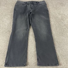 The Perfect Jean NYC Jeans 40x30 Gray Stretch Denim Straight S29