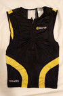 Skins Tri-400 Mens Compression Triathlon-Cycling Zipper Top Black Small
