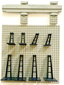 LEGO Legoland 6990 Futuron Space System Monorail Set Parts Original 5 Figures