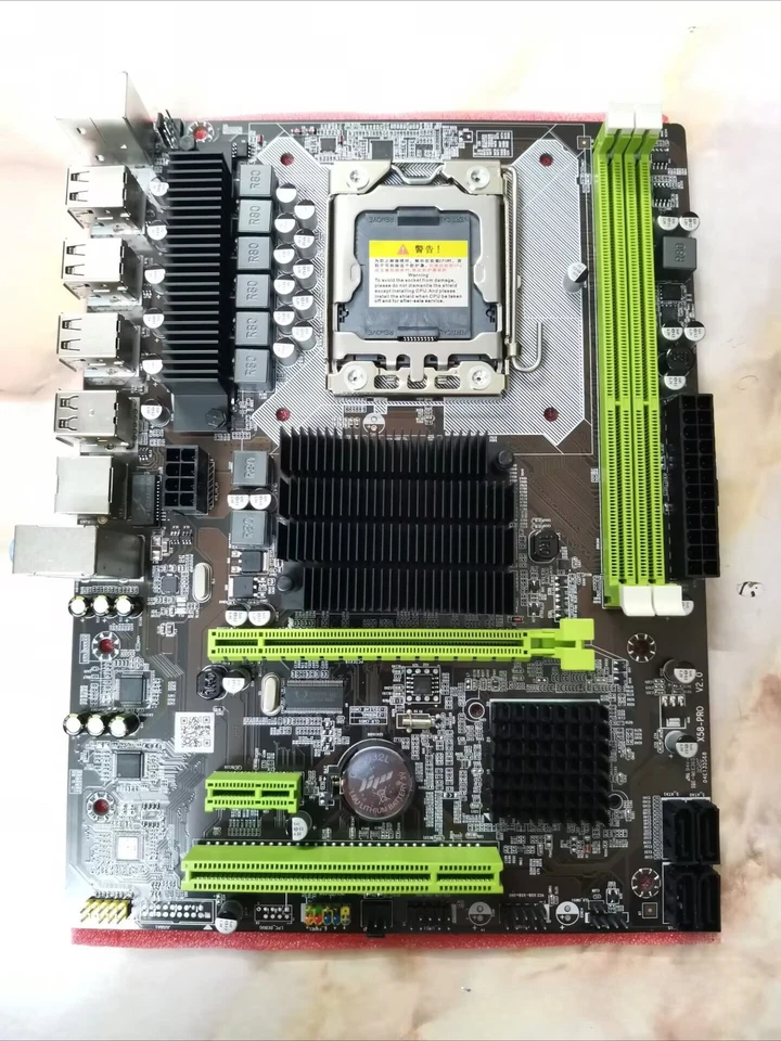 Intel X58 ATX LGA 1366 Computer Motherboard Support LGA 1366/Socket B NEW - Image 2 of 2