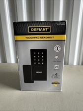 Defiant Touchpad Deadbolt Lock - Matte Black