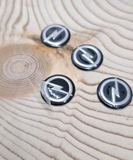 4x opel stil lSchlüssel Funkfernbedienung Emblem Logo Aufkleber 14mm Alu auto
