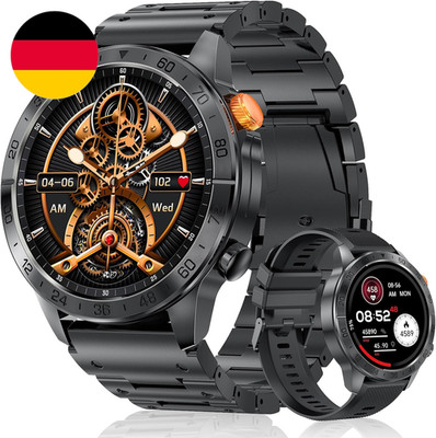 2025 Smartwatch Herren ET/HRV/SIRI Herren 1,43'' AMOLED Mit Telefonfunktion/24H H