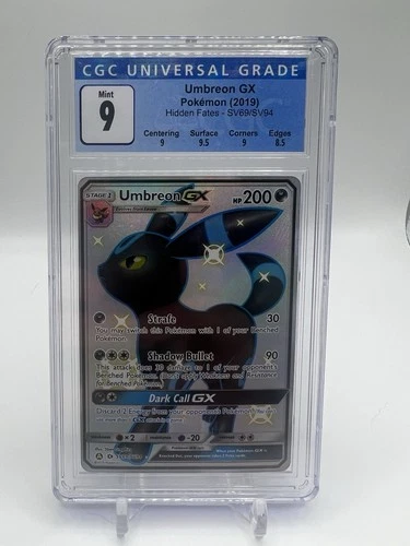 2019 Pokémon Umbreon GX Hidden Fates #SV69/SV94 CGC 9