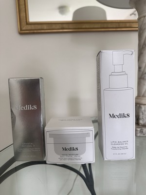 Medik8 Skincare Set - Lipid Cleanser, Retinal and Moisture Daily Face Cream