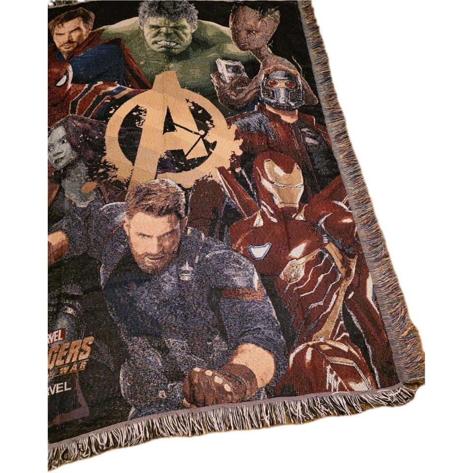 Плетеный плед Marvel Avengers Infinity Wars 4 фута x 5 футов - Изображение 4 из 4