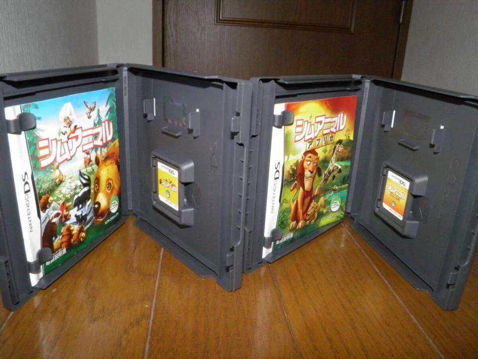 Used DS Set of 2 Sim Animals & Sim Animals Africa Nintendo DS /w Box Manual JPN - Image 2 of 2