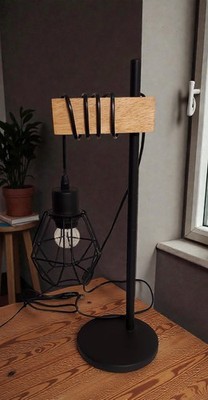 Townshend E27 Eglo Industrial Table Lamp