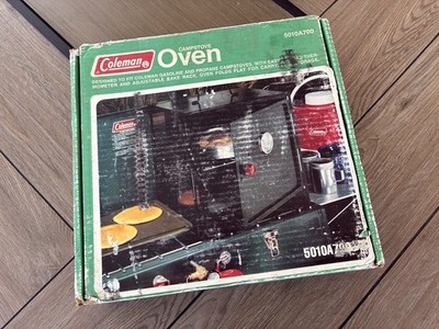 VINTAGE Coleman Camping CAMP STOVE Oven Model 5010A700 Folding