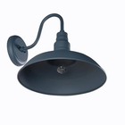 18'' Blue 1-Light Outdoor Wall Sconce, Extra-Large Farmhouse Barn Lantern