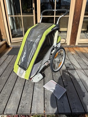 Chariot Cougar 1 Fahrradanhänger/Kinderwagen, Grün